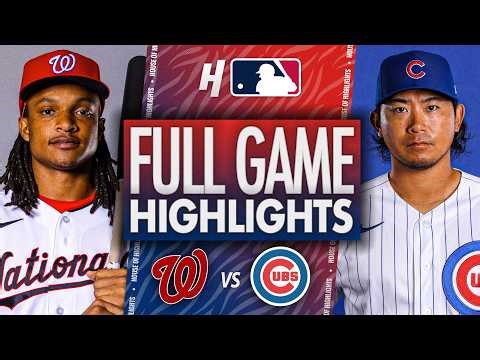 Washington Nationals vs Chicago Cubs - FULL GAME HIGHLIGHTS 🔥 March 29, 2026 MLB Season