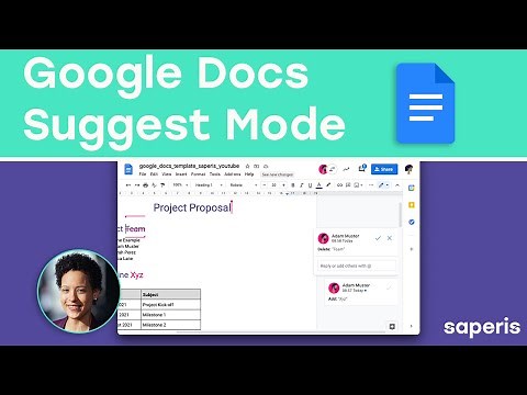 How to use Google Docs Suggest Mode