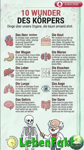 10 WUNDER DES KÖRPERS