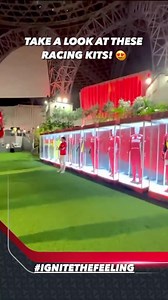 🇦🇪 Carlos looking at some Ferrari racing kits 🤩🌶️ #ScuderiaFans #ForzaFerrari #ScuderiaFerrari #essereFerrari 🔴 #Ferrari #Scuderia #PrancingHorse #F1 #Formula1 #motorsport #FormulaOne #race #racing #Charles16 #CL16 #CharlesLeclerc #TeamLeclerc #Leclerc #Carlos55 #CS55 #CarlosSainz #TeamSainz #Sainz #Vasseur #SF23 #AbuDhabiGP 🇦🇪 🎥: ferrariworldyasisland via Instagram stories | Ferrari F1 Fans - news and updates
