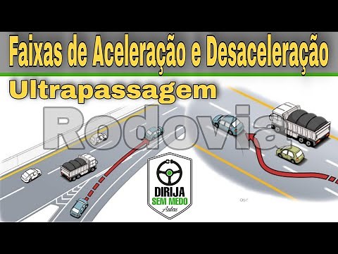 Como entrar e sair em rodovias/ faixa de aceleração e desaceleração + ultrapassagem