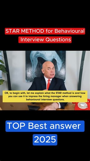 Star method for behavioural interview questions | English Tuition