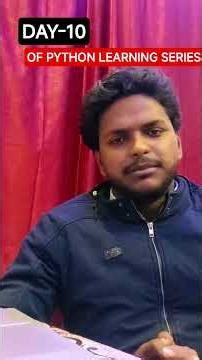 DAY-10 OF PYTHON LEARNING SERIES IN 30 DAYS 👍 #viral #learningpython #coding #datascience