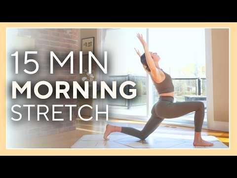 15 min Morning Yoga for Flexibility - Relaxing Full Body Stretch Routine