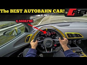 2024 AUDI R8 PERFORMANCE on Autobahn! 100-200 200-250