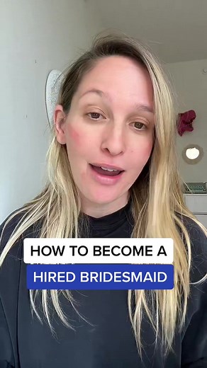 Here’s how to become a #professionalbridesmaid #odjob #bridesmaidtiktok #alwaysabridesmaid