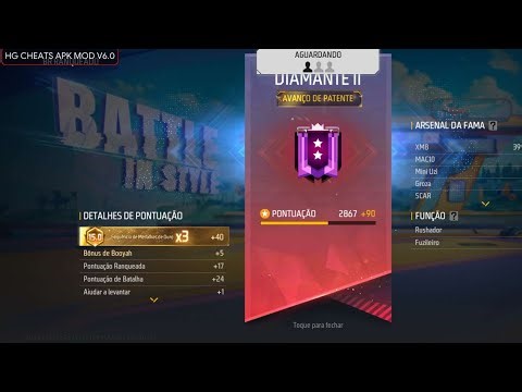 😨 SAIU MELHOR MOD GRÁTIS HG CHEATS APK MOD FREE FIRE SEM BLACKLIST SEM BAN ÚNICO MOD SAFE 