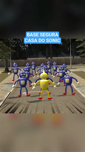 ESSA É A BASE SEGURA PRA CASA DO SONIC!! #garrysmod