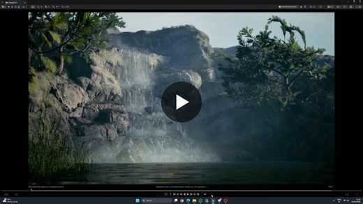 #waterfall #vfx #realtime #unrealengine #ue5 #houdini #gameart #effects #niagara #water #mist #foam #substance #materials #flipbooks #proceduralmodeling #unreal | Manuel Gabarron Cortes