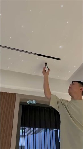 DIY Galaxy Ceiling 🌌 Step-by-Step Fiber Optic Light Setup#DIYLights #FiberOpticLights #CeilingDesign