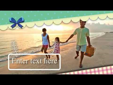 Family Memories Slideshow Template Sample