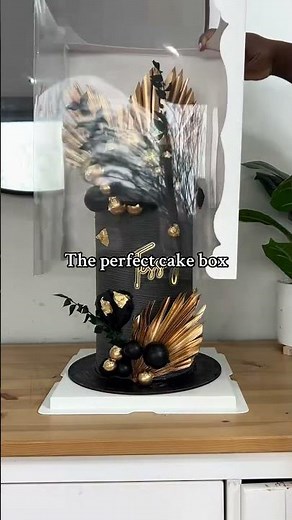 The perfect cake box for tall cakes #tallcakebox #tallcakepackaging #bentocakebox