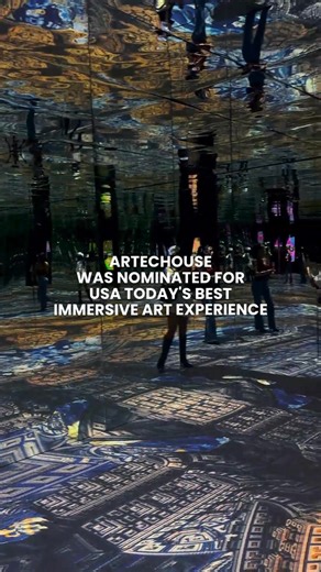 Join in making ARTECHOUSE USA Today's Best Immersive Art Experience ✨ 🗳️ Vote here: https://buff.ly/Vfy6Mon | ARTECHOUSE Houston