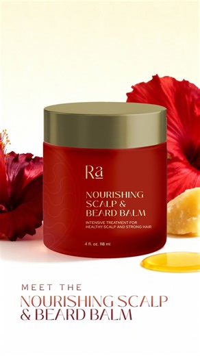 Ra Beauty™ on Instagram: "We are making this for scalps and beards that feel tight, dry, or irritated. A leave-in balm that nourishes the skin underneath while keeping hair soft and hydrated all day. #HairGrowth #HealthyHair #PlantBased #NonToxic"