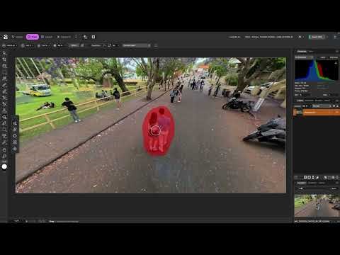 Affinity FREE edit 360 equirectangular photo from Insta360 X4