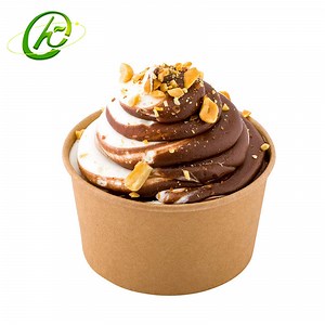 [Hot Item] 4oz 8oz Disposable Ice Cream Sundae Cups Food Containers Yogurt Bowls