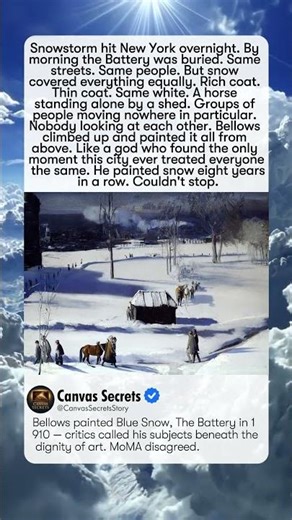 The Day New York Stood Still: George Bellows’ "Blue Snow"