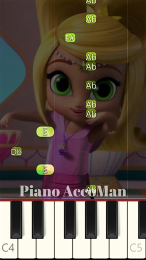 🧼✨ Keep the rhythm sparkling with this Cleaning' Cleaning' – Shimmer and Shine Piano Tutorial! ✨🧽