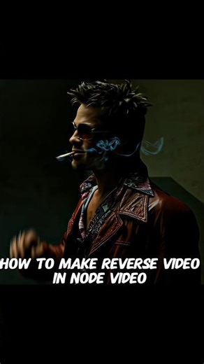 How to make reverse video in node video tutorial #shorts #tutorial #reverseedit #editing #edit