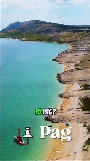 Best Croatian island to get naked: Rab or Pag? #shorts