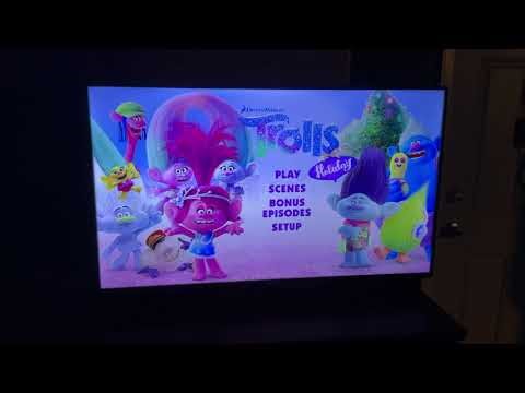 Trolls Holiday 2017 DVD Menu Walkthrough