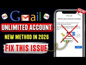 Create Unlimited Gmail Account Without Mobile Number Verification In 2026 | Get Unlimited Gmail Ids