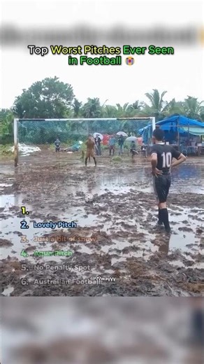 Top Worst Pitches Ever Seen in Football 😭