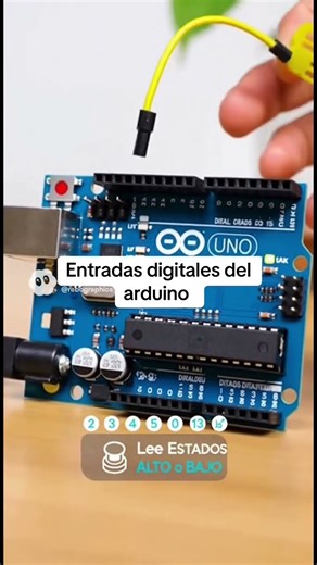 Entradas digitales del arduino uno