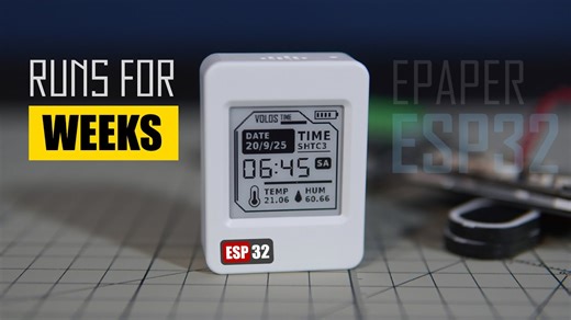 这款便宜的ESP32电子纸板拥有一切功能 | This Cheap ESP32 e-Paper Board Has EVERYTHING