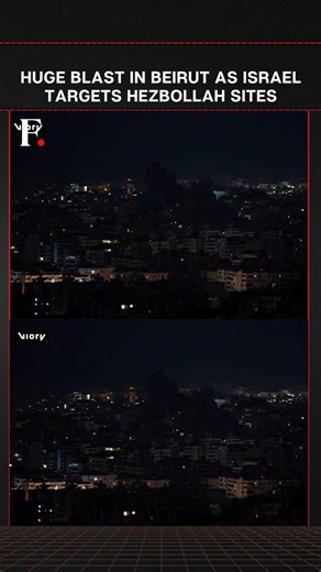 #FirstpostNews: Huge Explosion Rocks Beirut as Israel Targets Hezbollah Sites A massive blast was reported in Beirut overnight after strikes hit the southern suburbs, including the Haret Hreik district where Hezbollah-affiliated Al-Manar TV said it was targeted. Israel said it struck Hezbollah command centres and weapons storage facilities in response to the group’s retaliation following the killing of Iran’s Supreme Leader, Ayatollah Ali Khamenei, as the conflict continues to widen across West 