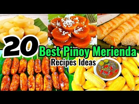 Top 20 Pinoy Merienda Filipino Best Everyday Snack Recipes Ideas