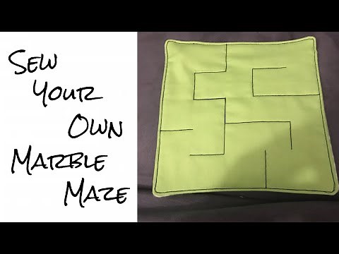 Marble Maze Sewing Tutorial