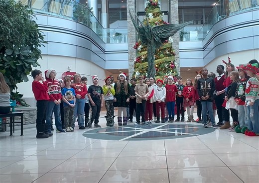 Thank you to the Grade 4 students of St. Matthew’s School for kicking off the 2025 Holiday Concert Series! 🎶🎄 | St. John's International Airport
