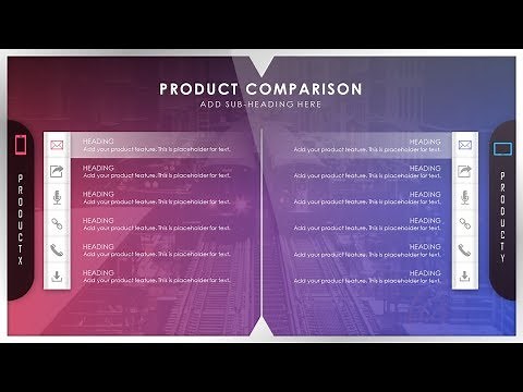 Learn To #Design #Products or #Services Comparison Presentation Slide in Microsoft PowerPoint PPT