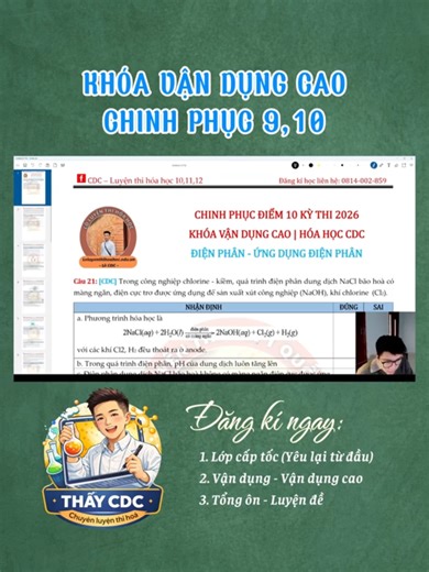 Đúng sai trong Điện phân: Khám phá kiến thức Hóa học