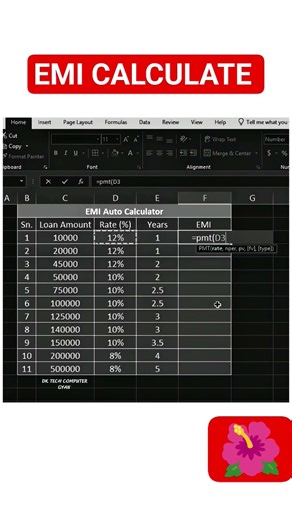 How to Calculate EMI Using Excel || Excel में EMI कैसे Calculate करें?