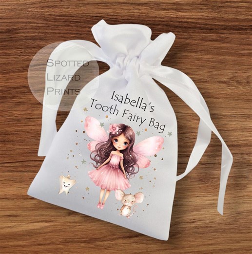 Personalised Tooth Fairy Bags, Tooth Fairy Pouch, Lost Tooth Bag, First Tooth, Girls and Boys Tooth Fairy Bag - Etsy UK