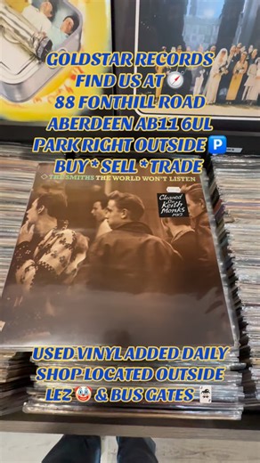 @goldstar.records on Instagram: "GOLDSTAR RECORDS🤩 HELPING YOU TO👌🏻SWITCH OFF🧠BE PRESENT🙏SPIN RECORDS🎶REPEAT👌🏻DAILY KILLER 🔪 WAX HITTING 🥊 THE RACKS 🤩 OPEN 🔑🔑🔑TUE/WED 10-5 ⏰THURS 10-7 ⏰FRI/SAT 10-5 ⏰SUN 11-4 ⏰88 FONTHILL ROAD, ABERDEEN AB11 6UL COME DIG ♠️♠️♠️💫⭐️💫⭐️⭐️💫⭐️⭐️⭐️💫⭐️⭐️⭐️⭐️💫 #goldstarrecords #vinylporn #recordcollection #recordcollector #recordcollectors vinylcommunity vinyljunkie vinyladdict vinylrecords nowspinning instavinyl vinyloftheday vinylcollectionpost vinyl