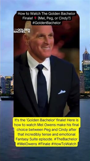 How to Watch The Golden Bachelor Finale! 🌹 (Mel, Peg, or Cindy?) #goldenbachelor