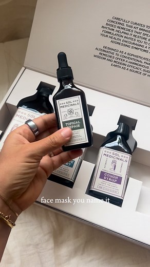 Your all-in-one apothecary! This all natural, Herbal First Aid Kit is the PERFECT thing to have on your shelf for when the everyday ailments get the best of you. 4 products, 4 incredibly potent benefits. Immunity Elixir, Digestive Support, Cough Syrup, and a 850 MGO Manuka honey topical repair -- this kit has got you covered any time, anywhere. Limited time offer of $30 off a FREE gift of your choice with purchase. Less than 50 kits available. Secure yours ASAP! | SOL MEDICINALS