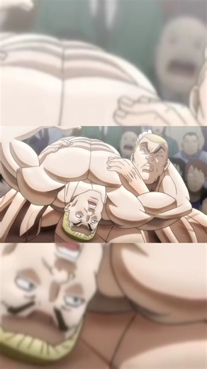 Sikorsky and jack hanma fighting in arena #anime #yujirohanma #baki #bakihanma #manga #animefight