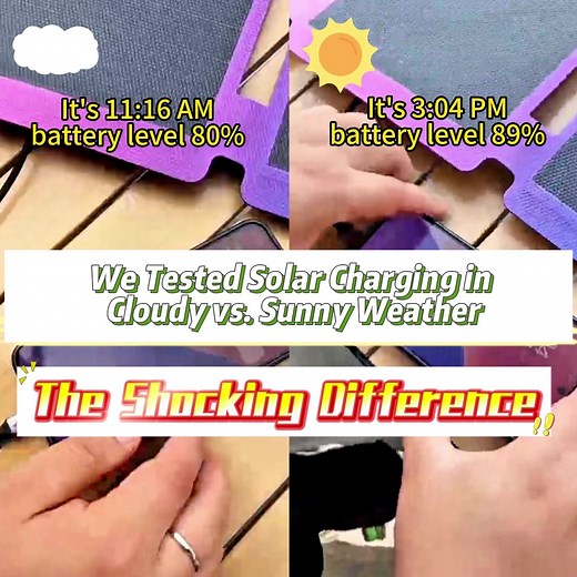 ⭐ 33W Foldable Solar Panel Tested in Cloudy & Sunny Weather — Fast Charging, Dual Ports, Customizable, From Only USD 5! For distributors and enterprise buyers looking for high-demand, fast-moving solar gadgets, the 33W Foldable Portable Solar Panel is becoming one of the most profitable products of 2025. Lightweight, practical, gift-ready — and powerful enough to charge a smartphone quickly even on cloudy days. We conducted real outdoor charging tests so you can see its real performance. 🔋 Clou