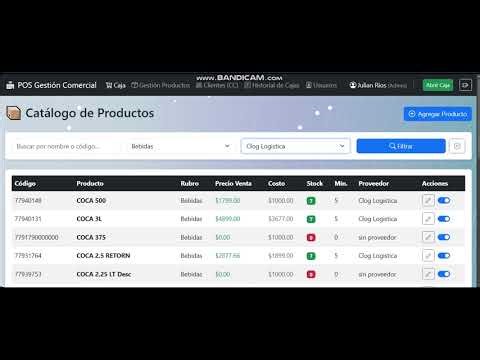 Software de uso múltiple, económico y versatil.Sistema POS - Gestión Comercial - Modulo Admin