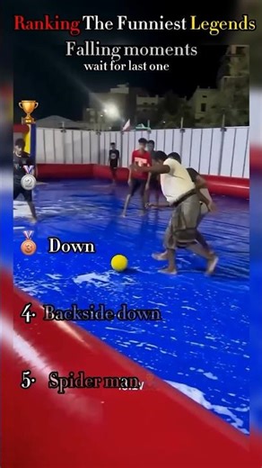 Ranking The Funniest Legends Falling Moments😂#shorts #funny #fails
