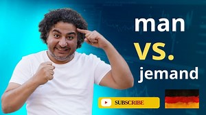 هل تعلم الفرق الحقيقي بين man و jemand في اللغة الألمانية؟ 🤔 في هذا المقطع القصير ستكتشف الخطأ الذي يقع فيه أغلب متعلمي الألمانية عندما يخلطون بين الكلمتين! سنوضّح متى تقول man = الواحد ومتى تقول jemand = واحد، مع أمثلة بسيطة ومترجمة لتفهم القاعدة بالعقل وباللغة العربية. شاهد الفيديو الكامل لتتعلّم استخدامهما في جميع الحالات (Nominativ – Akkusativ – Dativ)، ولتعرف أيضًا الفرق بين man و Artikel als Pronomen مثل einen / einem. 🇩🇪 تعلّم الألمانية بأسلوب واضح، منطقي، وممتع! Kennst du den echten U