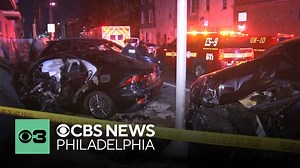 Man ejected from car in late-night Philadelphia crash