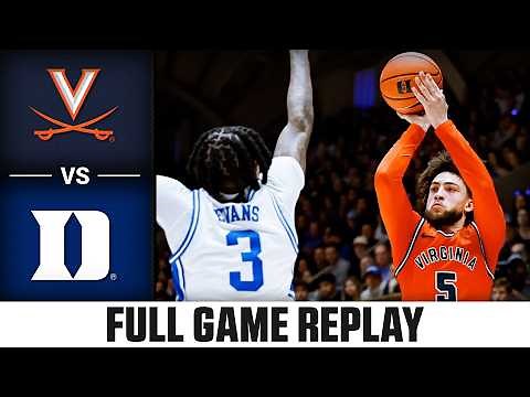 Virginia vs. Duke Full Game Replay | 2025-26 ACC Men's Basketball
