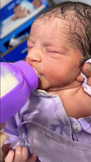 Newborn Baby’s First Feeding After Birth | Beautiful First Moment of Life