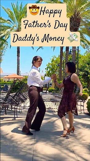 🤠 Happy Father's Day! | Daddy's Money Line Dance 💃🕺 #shorts