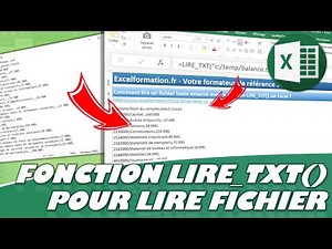 Comment lire un fichier externe (txt, csv…) avec une fonction Excel VBA ?